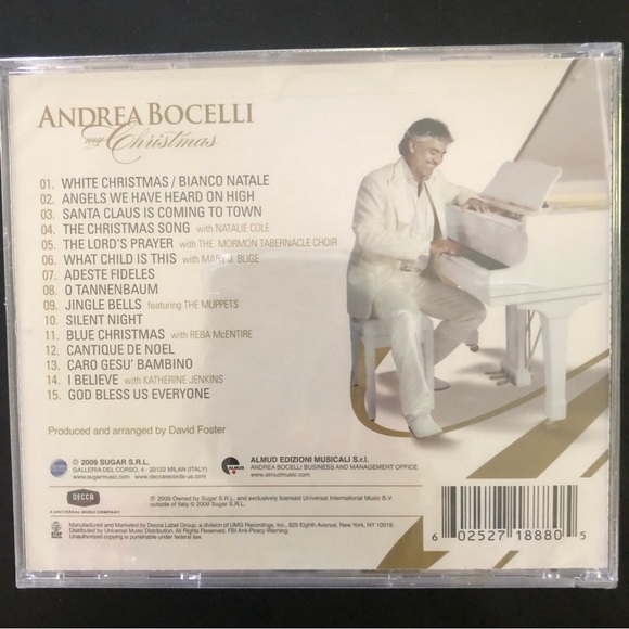 My Christmas by Andrea Bocelli (CD, 2009) - Picture 3 of 5